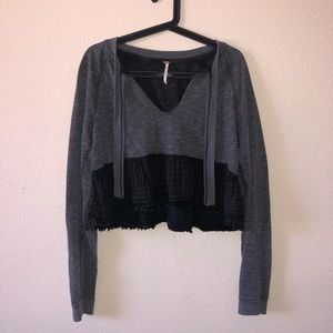 Free People Cropped Pullover